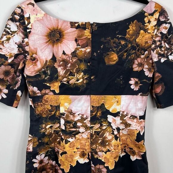 Tuleh for Bergdorf Goodman Floral Cocktail Dress - Picture 7 of 8